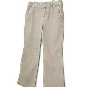 Eddie Bauer Beige Wide Leg Corduroy Pants